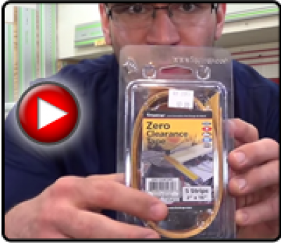Zero Clearance Tape - Woodworking Tips - The Patriot Woodworker